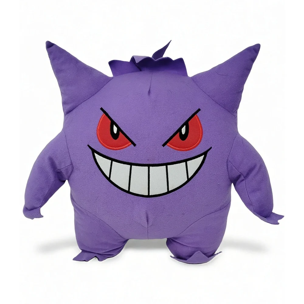 Pokemon Gengar Hanging Plush 15 Inch Polyester Anime Gamer Minimalist Toy Doll
